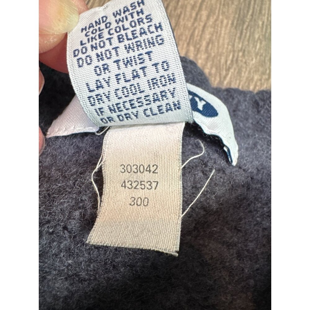 Old Navy Womens Blue Gray Wool Blend V Neck Sweater L - Picture 3 of 6